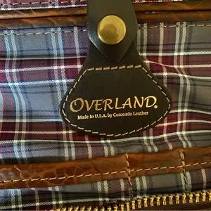 Overland Bison Zip Top Backpack Heritage Canvas and American Bison Leather Backpack | Overland main image 4